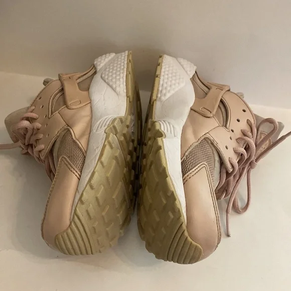 Nike Air Huarache Particle Pink Run SD Women’s 8 lace up tennis shoes sneakers - Picture 10 of 14